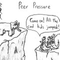 Peer pressure comic image