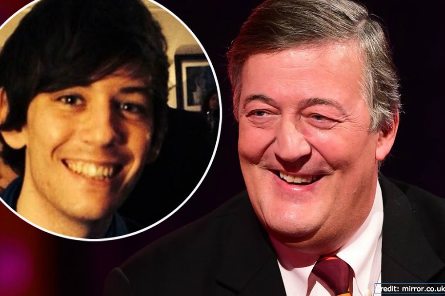 Stephen Fry and toyboy Elliot Spencer