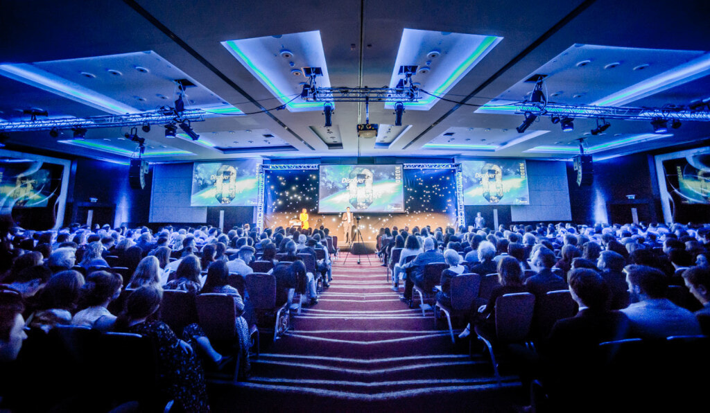 Photo at the UK Blog award ceremony